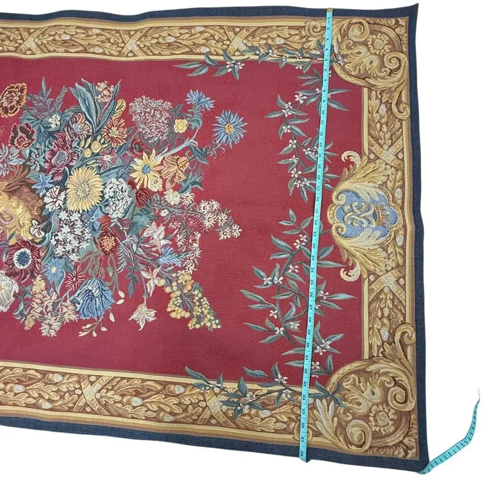 Tapisserie d’Halluin Vaux in November Wall Tapestry France 38x51 Hanging Artwork